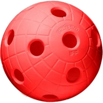 Florbalový míček Florbalový míček UNIHOC CRATER červená