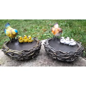Zahradní dekorace Prodex Import Pítko s ptáčky do zahrady