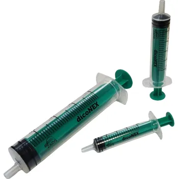 Injekční stříkačka ZARYS International Group Injekční stříkačka dicoNEX 3dílná, Luer, konus středový, sterilní, 1ml, 2ml, 5ml, 10ml, 100ks Objem: 10 ml