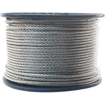 Lano Ganas spol. s.r.o. LANO SEAL Pozinkované 114 drátů s drátěnou duší Nosnost: 1250 kg, Délka: 1 m, Průměr lana: ø12