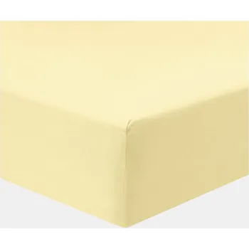 Prostěradlo Prostěradlo jersey světle žlutá TiaHome 60x120cm