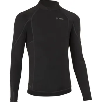 Chlapecké tričko DECATHLON Chlapecké tričko s UV ochranou s dlouhým rukávem 900 8 LET ČERNÁ