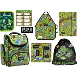 ZVÝHODNĚNÝ ŠKOLNÍ SET SADA S AKTOVKOU BACKUP MINECRAFT GAME LEVEL 8 KS