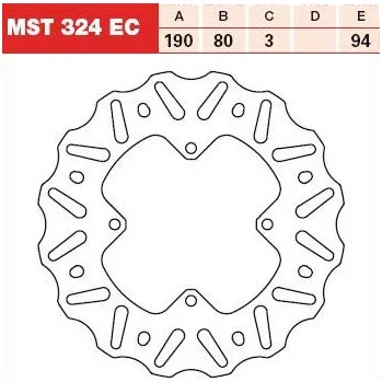 Brzda pro motocykl Brzdový kotouč TRW přední HONDA CR 85 velká kola rok 03-07