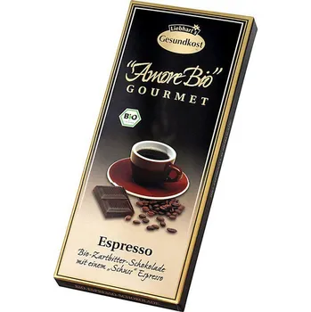 Cukrovinka Liebhart's Hořká čokoláda espresso 100g bio