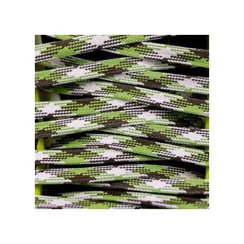 Voskované tkaničky Hockey Bear Maskáčové zelené, Délka 270 cm