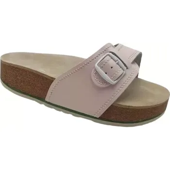 Pánská zdravotní obuv VANIMAR Korkové pantofle s vyměkčenou stélkou a proložkou, vel. 36 - 42, růžové vel. 37 - délka vnitřní stélky 24,4 cm