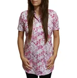 Delší košile Sabatti růžová s květy Velikosti Sabatti: 38