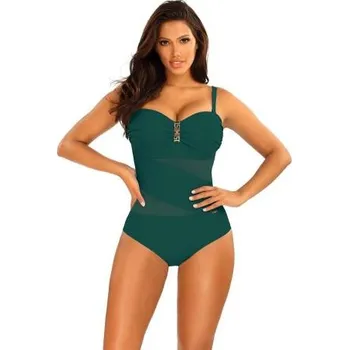 Dámské plavky Dámské jednodílné plavky Self 8030CH2 7 zelená 85C