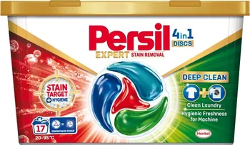 Tableta na praní Persil Expert Stain Removal Discs 4v1 kapsle na praní 17 ks