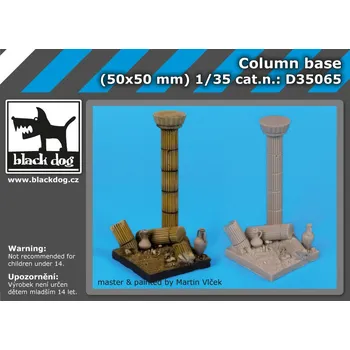 Plastikový model Blackdog 1/35 Column base (50x50 mm)