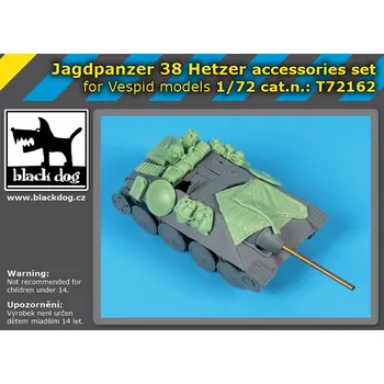 Plastikový model Blackdog 1/72 Jagdpanzer 38 Hetzer accessories set (VESPID)