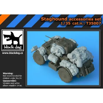 Plastikový model Blackdog 1/35 Staghound accessories set