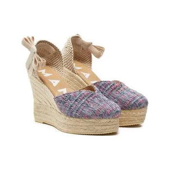 Dámské tenisky Manebi Espadrilky Acapulco Heart-Shaped Wedge Espadrilles G 0.6 WH Růžová 39