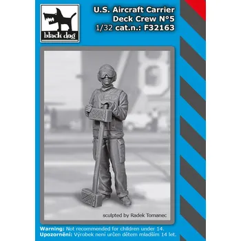 Plastikový model Blackdog 1/32 US aircraft carrier deck crew N°5