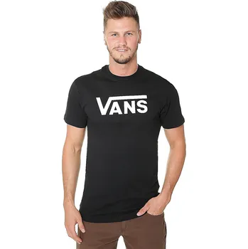 Pánské tričko tričko Vans Classic - Black/White S