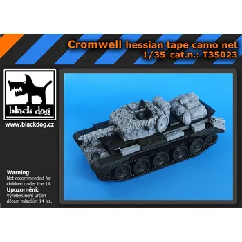 Plastikový model Blackdog 1/35 Cromwell hessian tape camo net (TAM)
