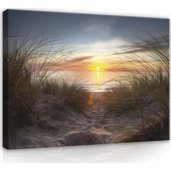 Obraz Postershop Obraz na plátne: Sunset on the beach (2) - 100x75 cm