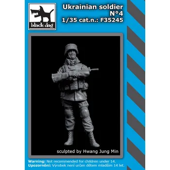 Plastikový model Blackdog 1/35 Ukrainian soldier No.4 (1 fig.)