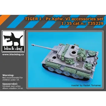 Plastikový model Blackdog 1/35 Tiger I Pz Kpfw VI accessories set (ACAD)