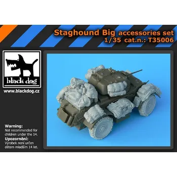 Plastikový model Blackdog 1/35 Staghound Big accessories set