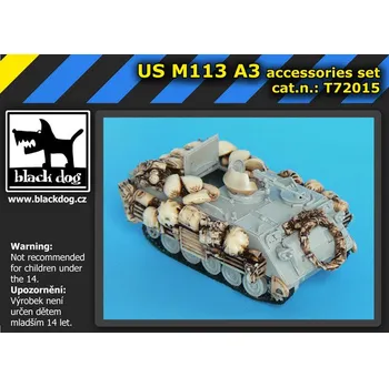 Plastikový model Blackdog 1/72 US M113 A3 accessories set (TRUMP)