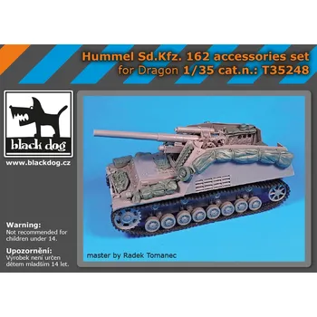 Plastikový model Blackdog 1/35 Hummel Sd.Kfz.162 accessories set (DRAG)