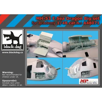 Plastikový model Blackdog 1/48 MH-53 E Dragon - Big set (ACAD)