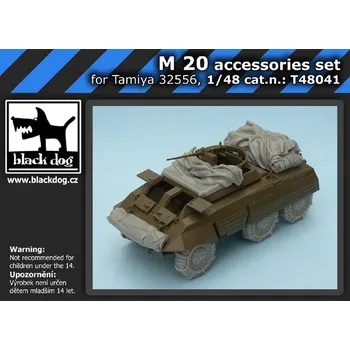 Plastikový model Blackdog 1/48 M 20 accessories set