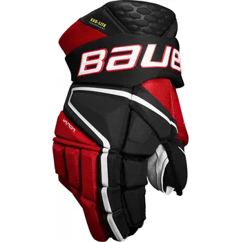 Hokejové rukavice Bauer Vapor Hyperlite black/red Intermediate 12 palců