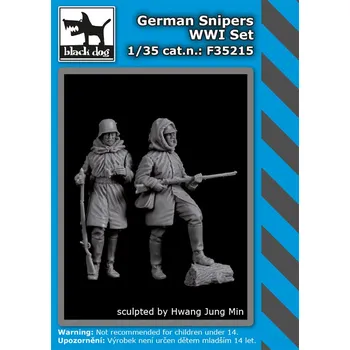 Plastikový model Blackdog 1/35 German snipers WWI set (2 fig.)