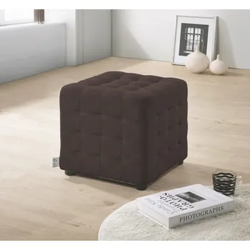 Stolička Taburet CUBIX II hnědá látka