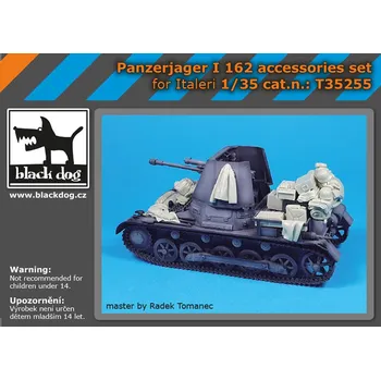 Plastikový model Blackdog 1/35 Panzerjager I 162 accessories set (ITA)