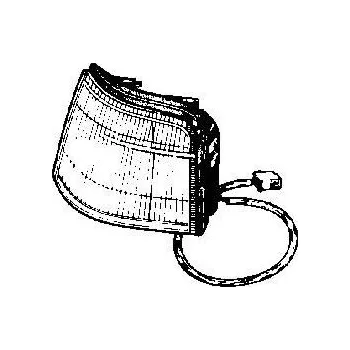 Směrový světlomet Blikač VAN WEZEL 1735902