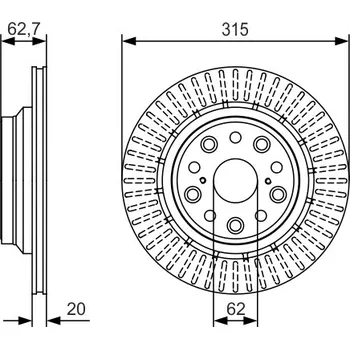 Brzdový kotouč Brzdový kotouč BOSCH 0 986 479 T06