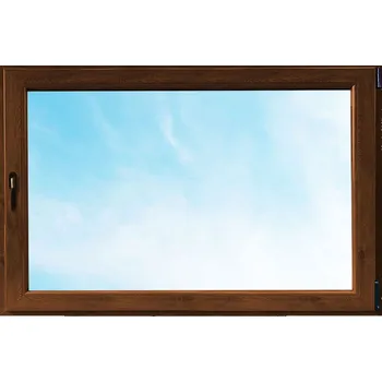 Okno Solid Elements Standard Plastové okno OS 1, P, 90 × 60 cm, dvojsklo, pravé, dub zlatý W2VNBCZTK2.0011