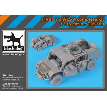 Plastikový model Blackdog 1/35 Flyer 72 ALSV (complete resin kit)