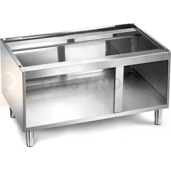 Podstavec ze tří stran uzavřený pod nástolní zařízení z řady MINIMA 600, rozměr: 1000x510x580 mm | MBM, NSA106