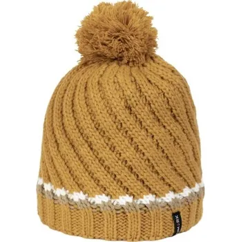Pokrývka hlavy Zimní pletená čepice Finmark WINTER HAT OS Žlutá, Bílá