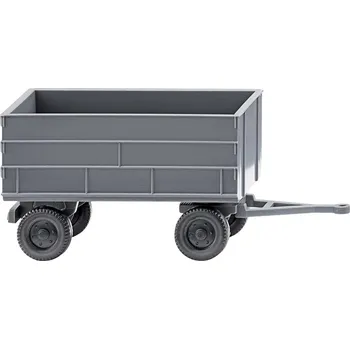 Modelová železnice Wiking 095638 N model zemědělského stroje Přívěs k sklizně - basově šedá