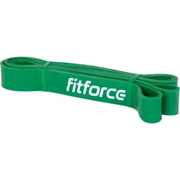 Odporová posilovací guma Fitforce LATEX LOOP EXPANDER 35 KG UNI Zelená, Bílá