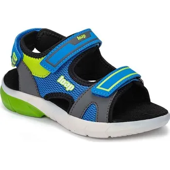 Chlapecké sandály Dětské sandály LOAP SIVENA 29 Modrá, Zelená, Tmavě šedá, Bílá
