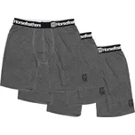 Pánské boxerky Horsefeathers DYNASTY LONG 3PACK M Tmavě šedá, Černá, Bílá