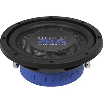 Reproduktor do auta HIFONICS Zeus ZST8D2 - Subwoofer 20 cm (8"), 250 W RMS, 2 + 2 Ω