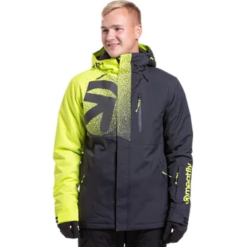Pánská SNB & SKI bunda Meatfly Shader černá/limetková S