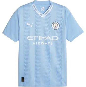 Pánský fotbalový dres Puma MANCHESTER CITY FC HOME JERSEY M Světle modrá, Bílá