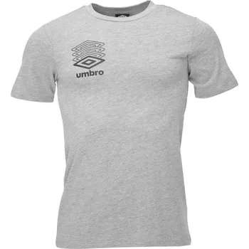 Pánská móda Pánské triko Umbro TERRACE GRAPHIC TEE XL Šedá, Tmavě šedá