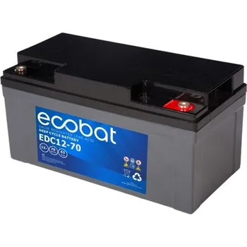 Trakční baterie Ecobat Trakční baterie EDC12-70 70Ah 12V