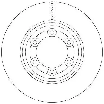 Brzdový kotouč Brzdový kotouč TRW DF6984
