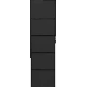 Botník KARE Design Černý výklopný botník Caruso 5